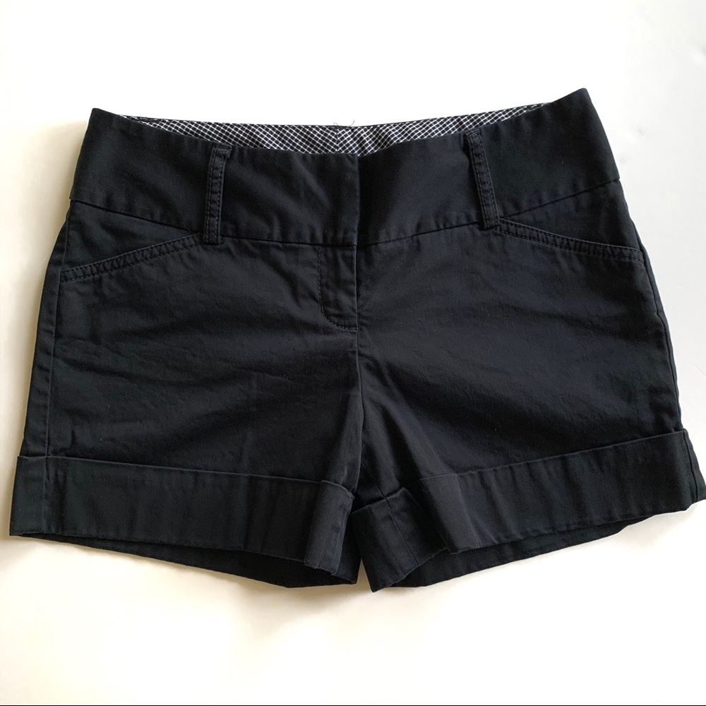 Express design studio black dress shorts
